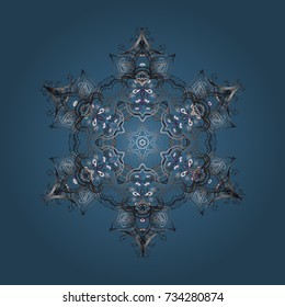 Pattern with snowflakes.vector christmas abstract colorful background with falling snowflake. Vector illustration.