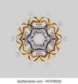 Pattern with snowflakes.vector christmas abstract colorful background with falling snowflake. Vector illustration.