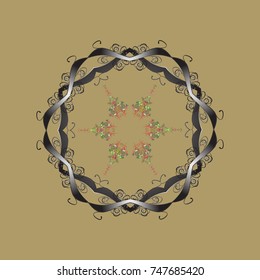 Pattern with snowflakes.vector christmas abstract colorful background with falling snowflake. Vector illustration.