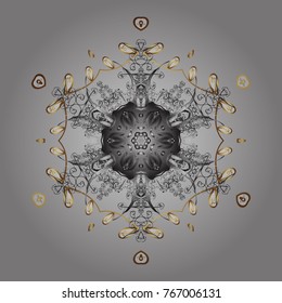 Pattern with snowflakes.vector christmas abstract colorful background with falling snowflake. Vector illustration.