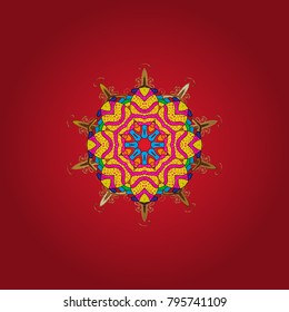 Pattern with snowflakes.vector christmas abstract colorful background with falling snowflake. Vector illustration.