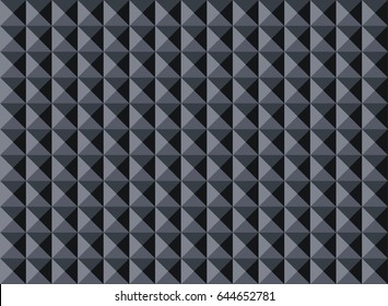The pattern of the soundproof panel in outlines.