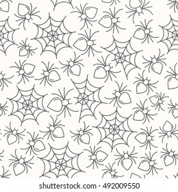 The pattern with spiders