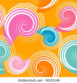 pattern with spiral elements