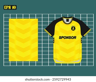 pattern sportswear jersey sublime line yellow