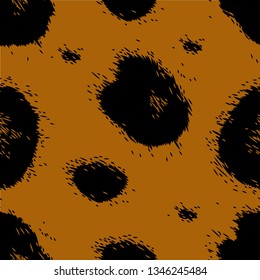 Pattern spots leopard vector
