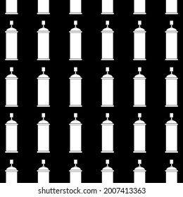 Pattern spray paint, color white on a black background