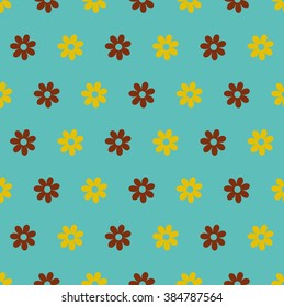 Pattern with Spring Flowers