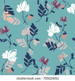 pattern of spring flowers. Watercolor bouquet of flowers. Hand painted colorful floral composition isolated on white background. Vintage style peony, roses, anemone, berries and leaves posy.