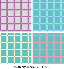 pattern square blue purple green grey emerald heaven pink yellow colorful
