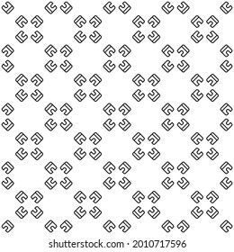 Pattern square geometric background Vector illustration
