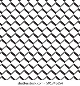 Pattern square vector Color graphic collection on white Background