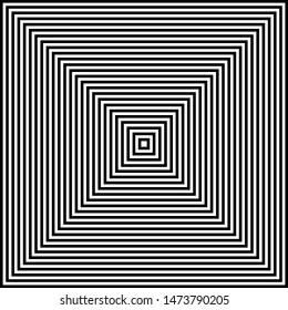 Pattern square white and black abstract background. Modern stylish art wallpaper
