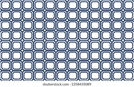 pattern with squares, blue and white background, blue tone small cube block seamless repeat pattern, replete image design for fabric printing or w
