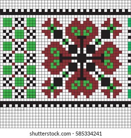 pattern pattern squares scheme for handicraft
