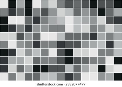 Pattern of squares of white and gray tones