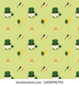 Pattern for St. Patrick's Day. Saint patrick background vector illustration