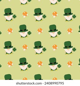 Pattern for St. Patrick's Day. Saint patrick background vector illustration