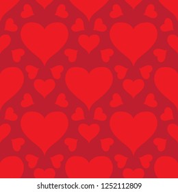 Pattern St. Valentine's Day color