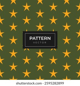 pattern star army style yellow green background