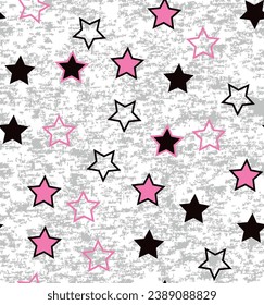 pattern star magic texture girl cosmic