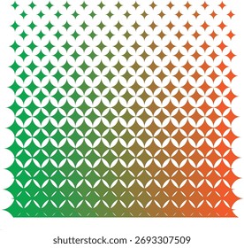 Patrón Patrón de Formas de estrellas para la ropa, pegatinas Colorido