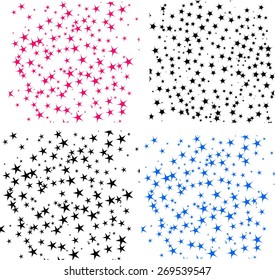 Pattern with stars