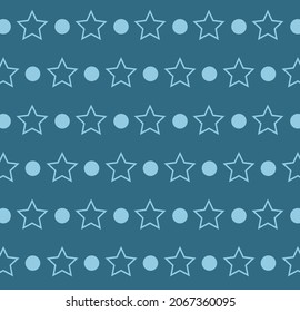 Patrón con estrellas de diferentes colores, para decorar productos infantiles