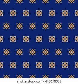 pattern of stars on a blue background