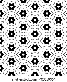 pattern with stars on a white background. Vector illustration.