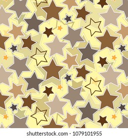 Pattern with stars. Perfect for textiles and wrapping paper.