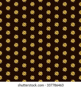 Pattern stars. Seamless gold glitter pattern. Vector