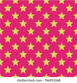 Pattern with stars. Seamless vector illustration. Retro, vintage background Vector illustration Flat Scandinavian style for print on fabric, gift wrap, web backgrounds, scrap booking, patchwork