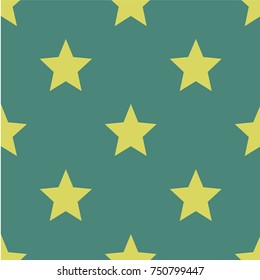 Pattern with stars. Seamless vector illustration. Retro, vintage background Vector illustration Flat Scandinavian style for print on fabric, gift wrap, web backgrounds, scrap booking, patchwork