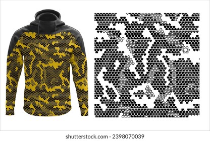 pattern stealth base camo Seamless pattern of sports texture in black and color. Abstract intricate Geometric design. Grunge textured abstract art vector illustration. Simpless vector graphics