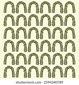 Pattern Stone Vintage Hand Drawing Illustration