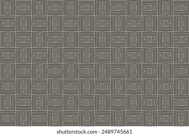 A pattern of straight lines and squares arranged together.