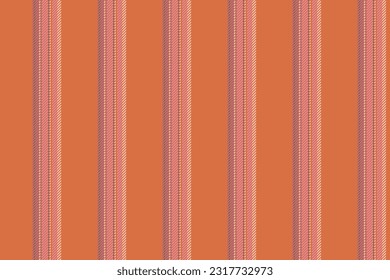 Pattern stripe lines of fabric vector texture with a background seamless vertical textile in red and pink colors.