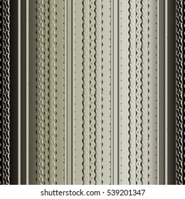 Pattern stripe seamless beige colors design for fabric, textile, fashion design, pillow case, gift wrapping paper; wallpaper etc. Vertical stripe abstract 3d  background vector.