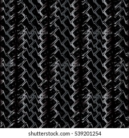 Pattern stripe seamless black colors design for fabric, textile, fashion design, pillow case, gift wrapping paper; wallpaper etc. Vertical stripe abstract background dark vector.