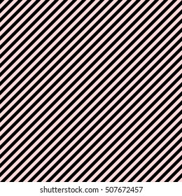 Pattern stripe seamless black and pink colors design for fabric, textile, fashion design, pillow case, gift wrapping paper; wallpaper etc. Diagonal stripe abstract background vector.