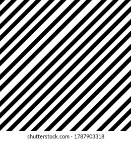 Pattern stripe seamless black and white colors. Diagonal pattern stripe abstract background vector.