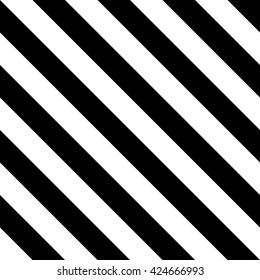 Pattern stripe seamless black and white colors design for fabric, textile, fashion design, pillow case, gift wrapping paper; wallpaper etc. Diagonal stripe abstract background vector