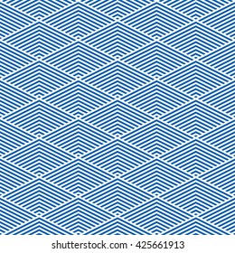 Pattern stripe seamless black and white colors design for fabric, textile, fashion design, pillow case, gift wrapping paper; wallpaper etc. Chevron stripe abstract background vector.
