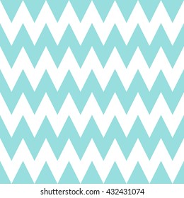 Pattern stripe seamless green aqua and white colors design for fabric, textile, fashion design, pillow case, gift wrapping paper; wallpaper etc. Chevron stripe abstract background vector.