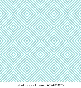 Pattern stripe seamless green aqua and white colors design for fabric, textile, fashion design, pillow case, gift wrapping paper; wallpaper etc. Chevron stripe abstract background vector. 