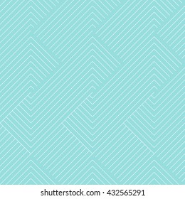 Pattern stripe seamless green aqua and white colors design for fabric, textile, fashion design, pillow case, gift wrapping paper; wallpaper etc. Chevron stripe abstract background vector.