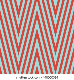 Pattern stripe seamless green and red colors design for fabric, textile, fashion design, pillow case, gift wrapping paper; wallpaper etc. Chevron stripe abstract background vector.