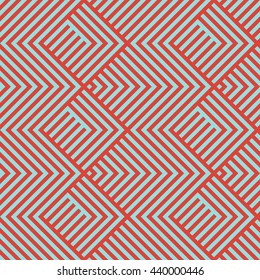 Pattern stripe seamless green and red colors design for fabric, textile, fashion design, pillow case, gift wrapping paper; wallpaper etc. Chevron stripe abstract background vector.