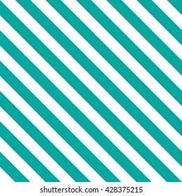 Pattern stripe seamless green and white colors design for fabric, textile, fashion design, pillow case, gift wrapping paper; wallpaper etc. Diagonal stripe abstract background vector. 